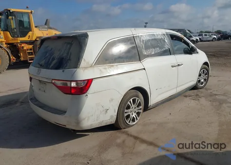 2012 Honda Odyssey Ex-L z USA, uszkodzony, nr VIN 5FNRL5H65CB019217